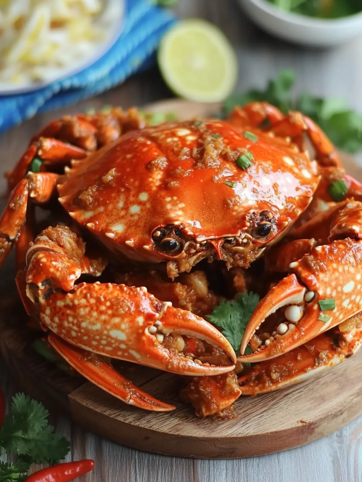 Sweet and Spicy Chili Crab Ready in Just 15 Minutes! 2 Chili Crab