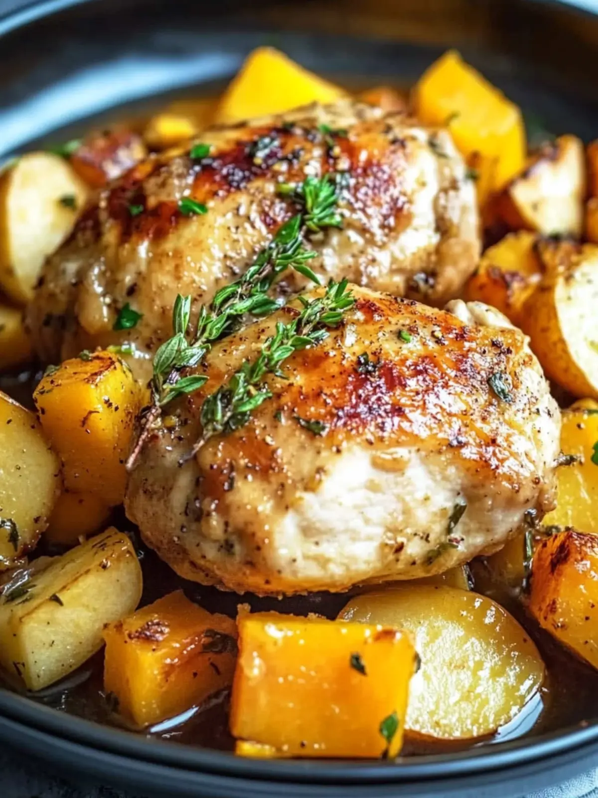 Cozy Apple Butternut Squash Chicken for a Warm Autumn Meal 2 Apple Butternut Squash Chicken