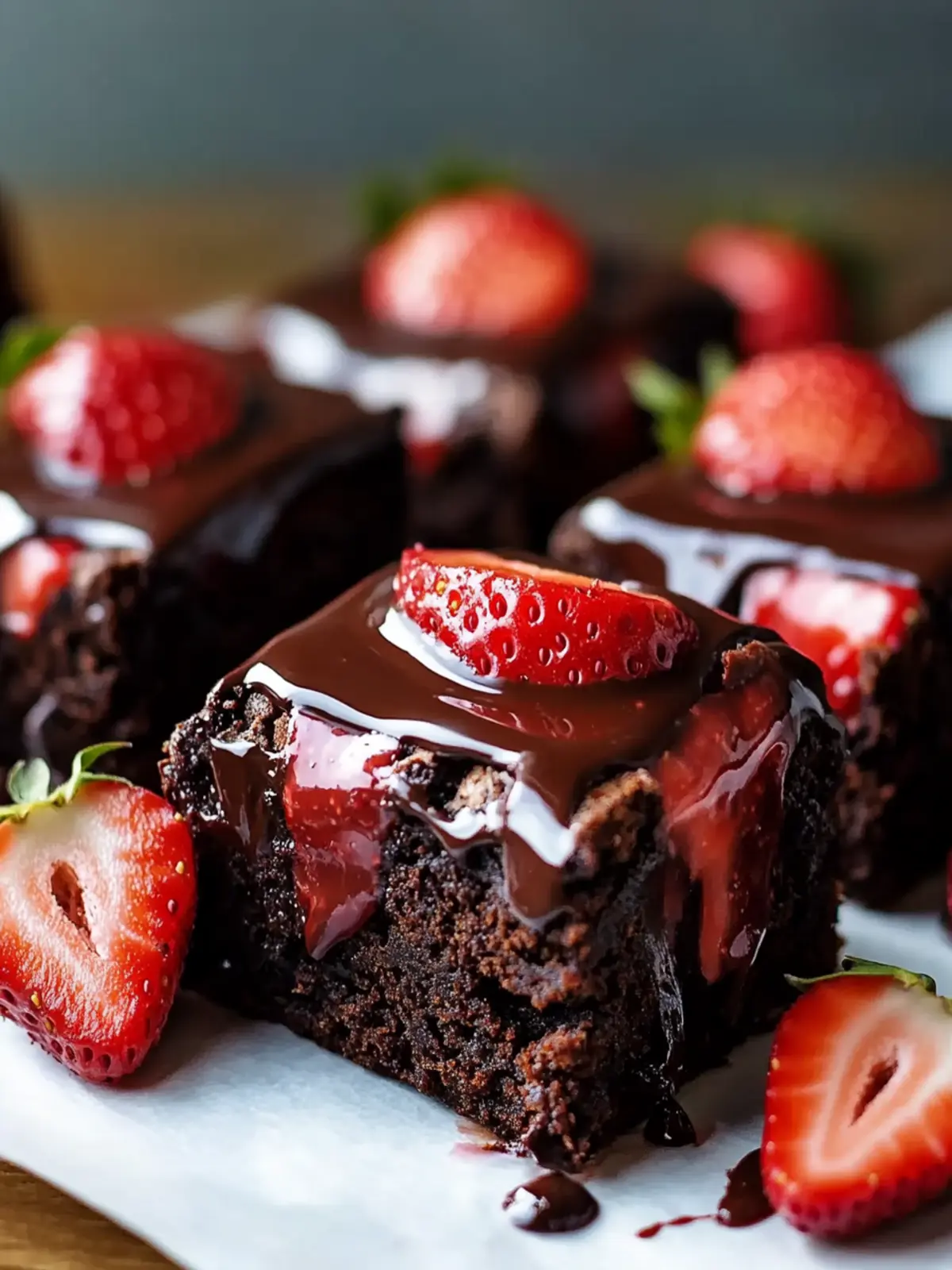 Irresistible Chocolate Covered Strawberry Brownies You'll Love 3 Chocolate Covered Strawberry Brownies