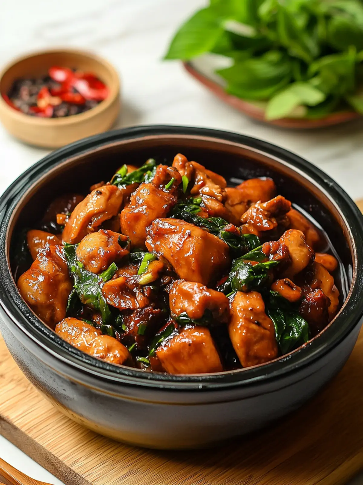 Taiwanese Three Cup Chicken (San Bei Ji) - Easy & Delicious Recipe 3 Taiwanese Three Cup Chicken (San Bei Ji) - Easy Recipe