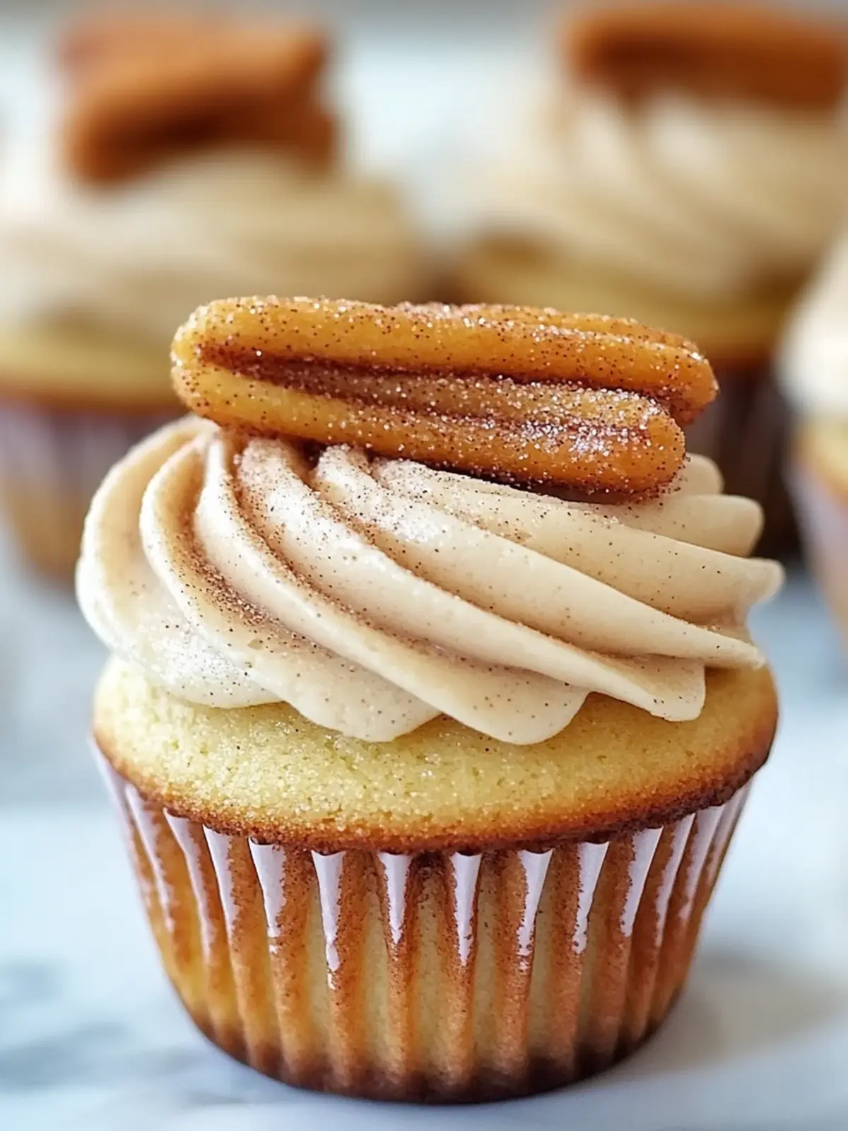Churro Cupcakes with Cinnamon Cream Cheese Frosting Bliss Awaits 4 Churro Cupcakes with Cinnamon Cream Cheese Frosting Bliss
