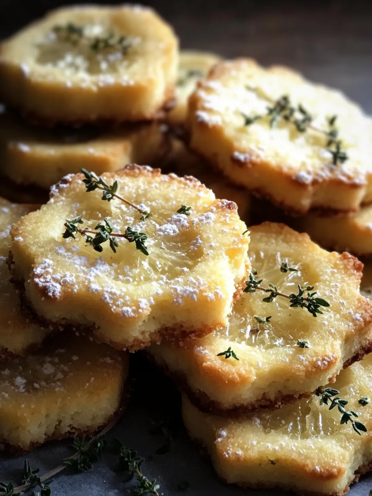 Lemon Thyme Shortbread Cookies for a Refreshing Twist 3 Lemon Thyme Shortbread Cookies