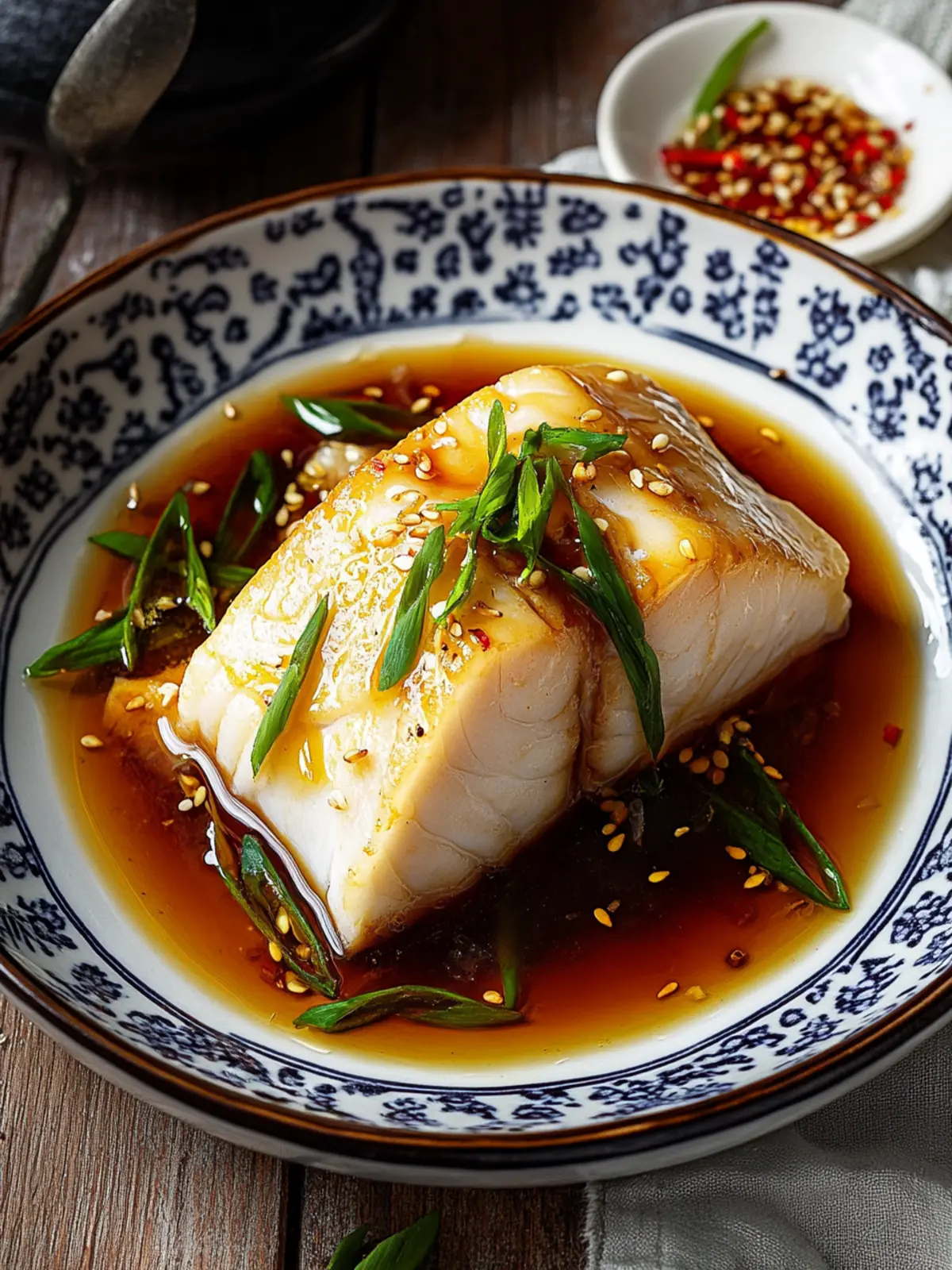 Quick and Easy Poached Fish with Soy Glaze for Flavor Lovers 3 Poached Fish with Soy Glaze
