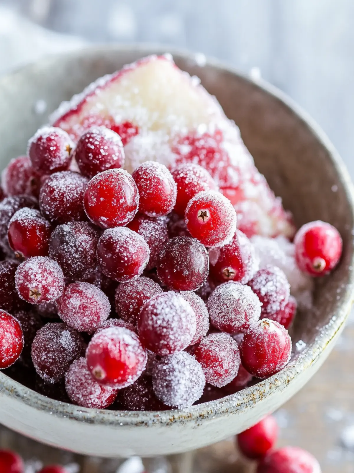 Sugared Cranberries Recipe for Stunning Holiday Treats 2 Sugared Cranberries Recipe!