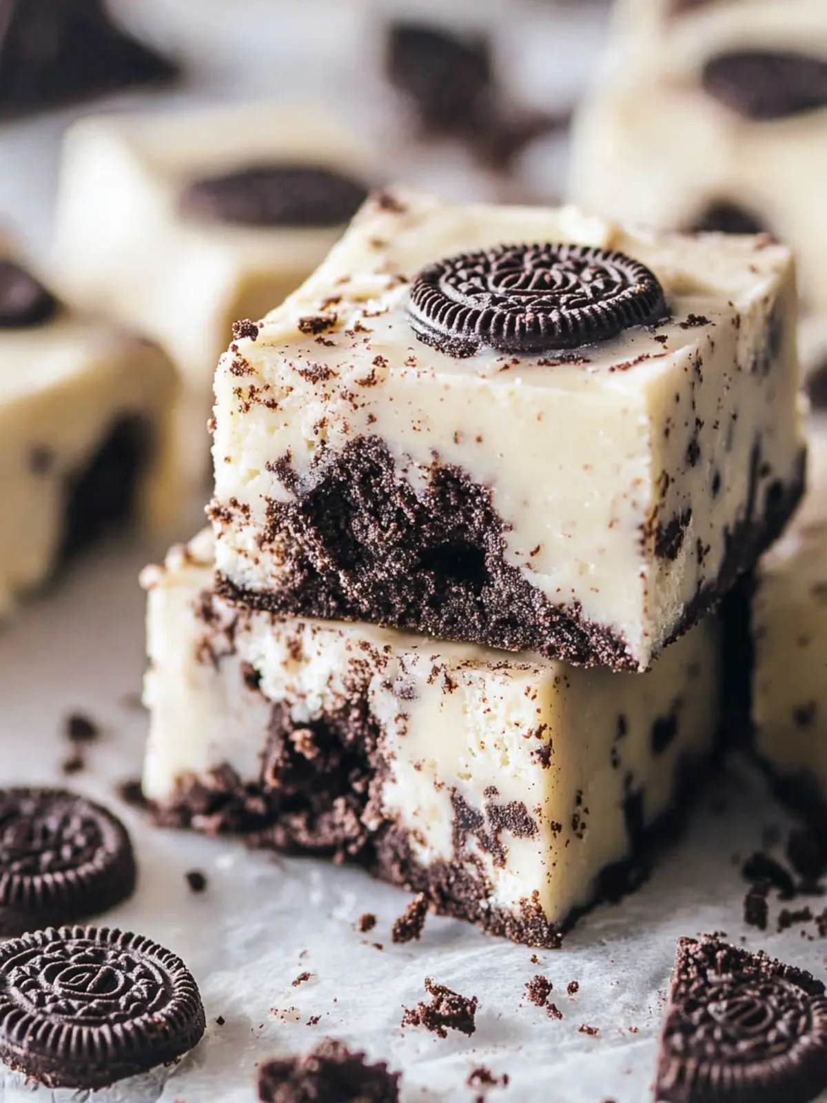 Irresistible Oreo Fudge: No-Bake Bliss in Every Bite 4 Oreo Fudge