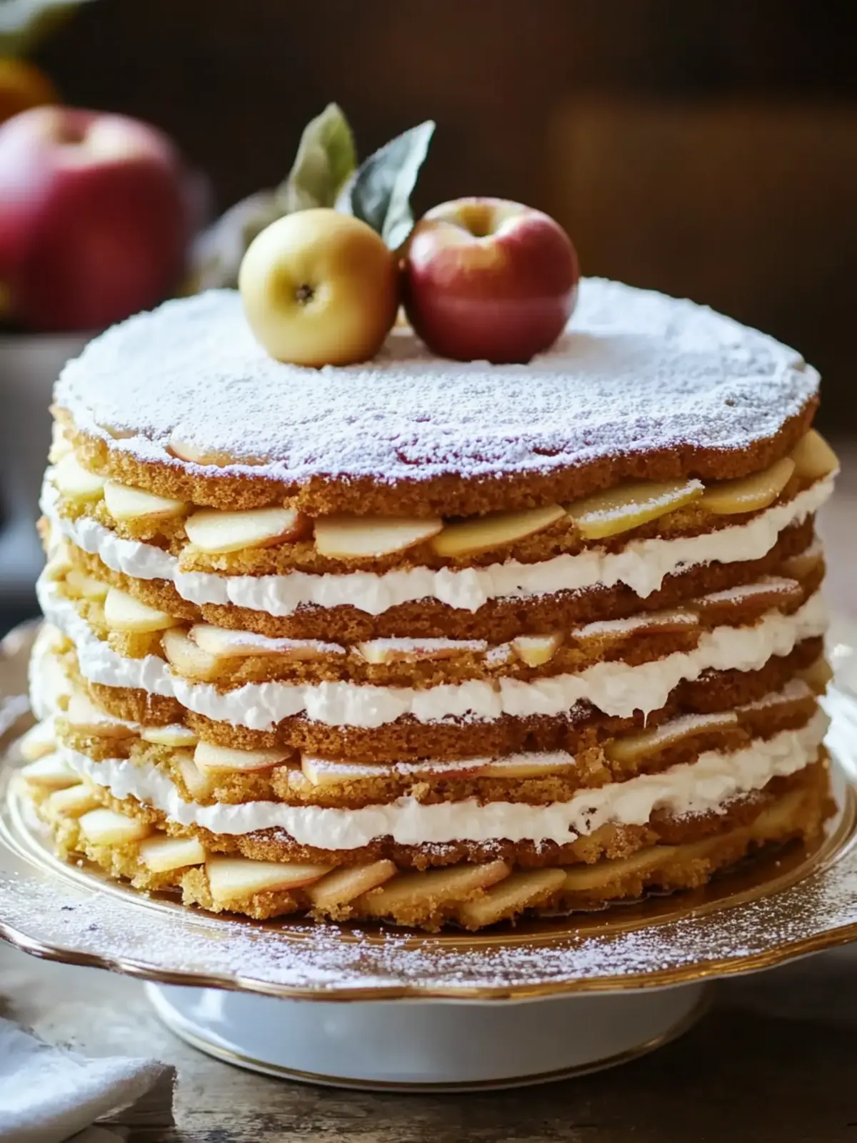 Savor the Tradition: Homemade Apple Stack Cake Delight 3 Apple Stack Cake