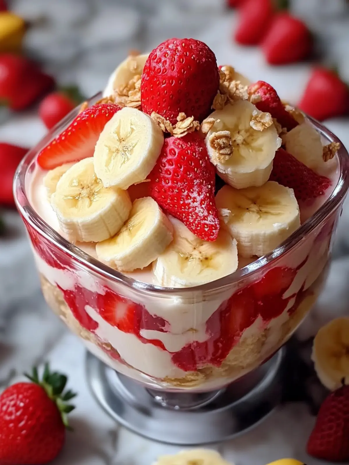 Strawberry Banana Pudding Dream: Your No-Bake Delight! 3 Strawberry Banana Pudding Dream