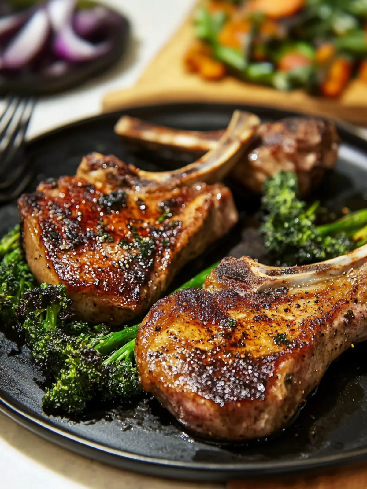 Savory Oven-Baked Tomahawk Pork Chops for Easy Gourmet Meals 4 Oven-Baked Tomahawk Pork Chops