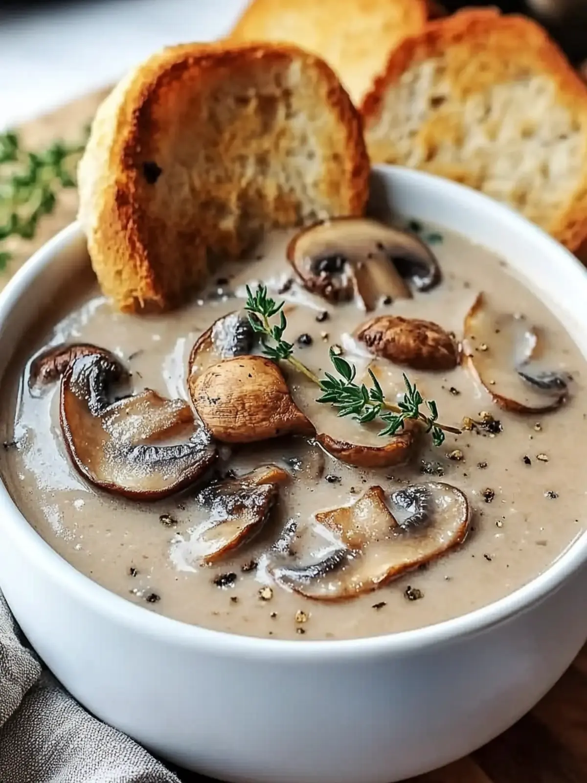 Creamy Mushroom Soup Recipe for Cozy Nights at Home 2 Creamy Mushroom Soup Recipe