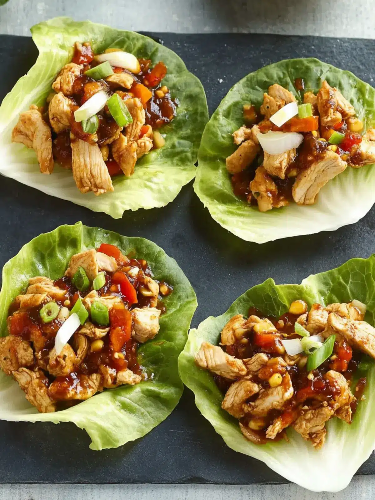 Delicious Chicken Lettuce Wraps P.F. Chang s-Style in 30 Minutes 2 Chicken Lettuce Wraps (P.F. Chang s-Style)
