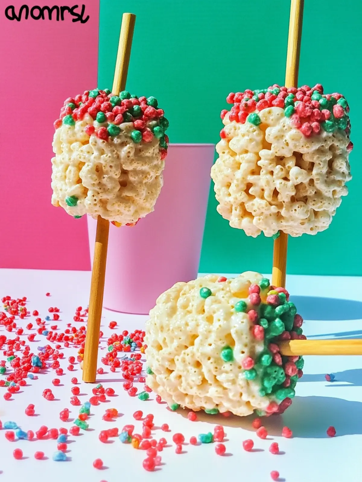 Make Festive Rice Krispies Treats Maracas for Cinco De Mayo 2 Rice Krispies Treats Maracas