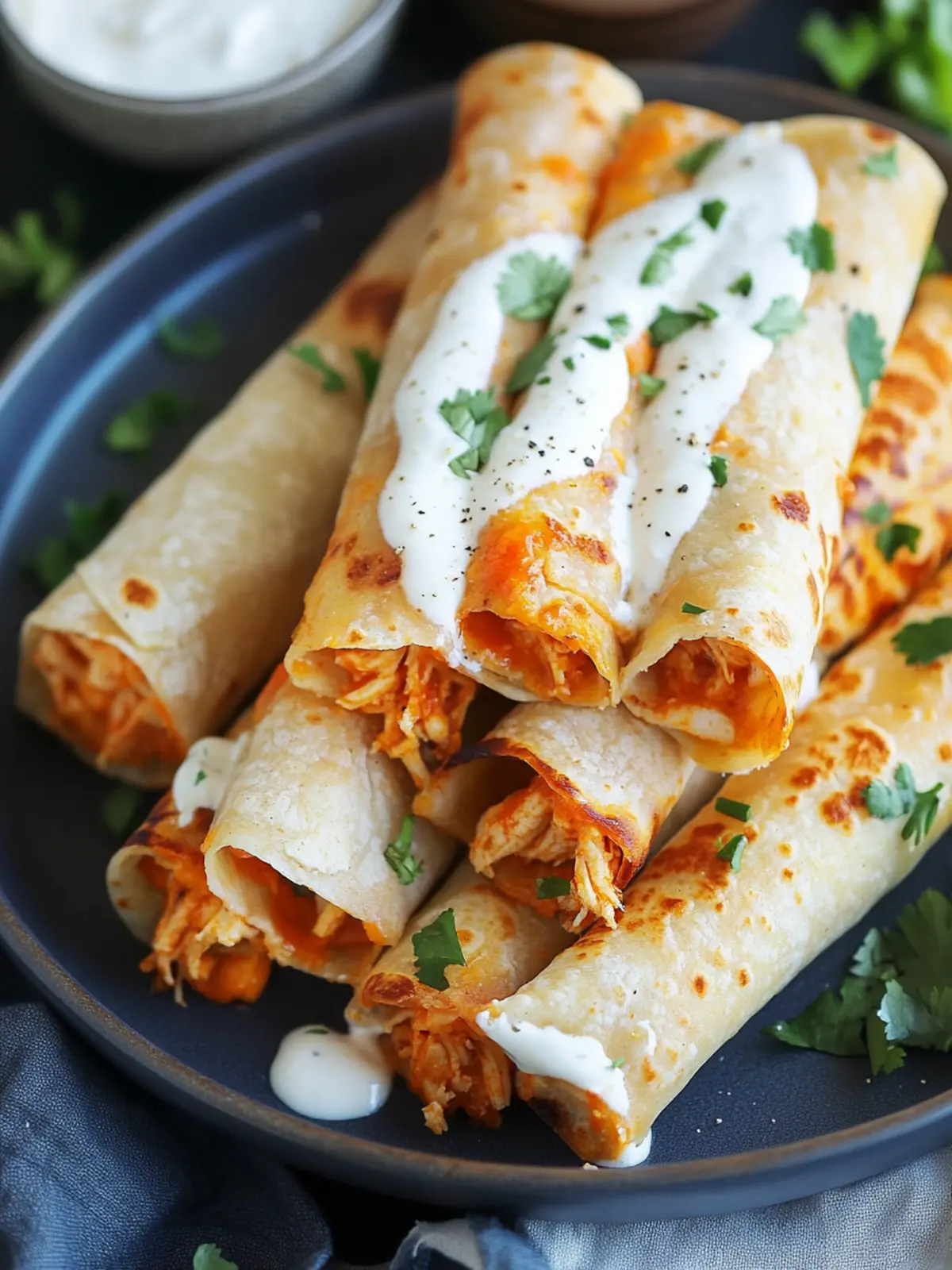 Crispy Buffalo Chicken Taquitos for Ultimate Game Day Fun 2 Buffalo Chicken Taquitos