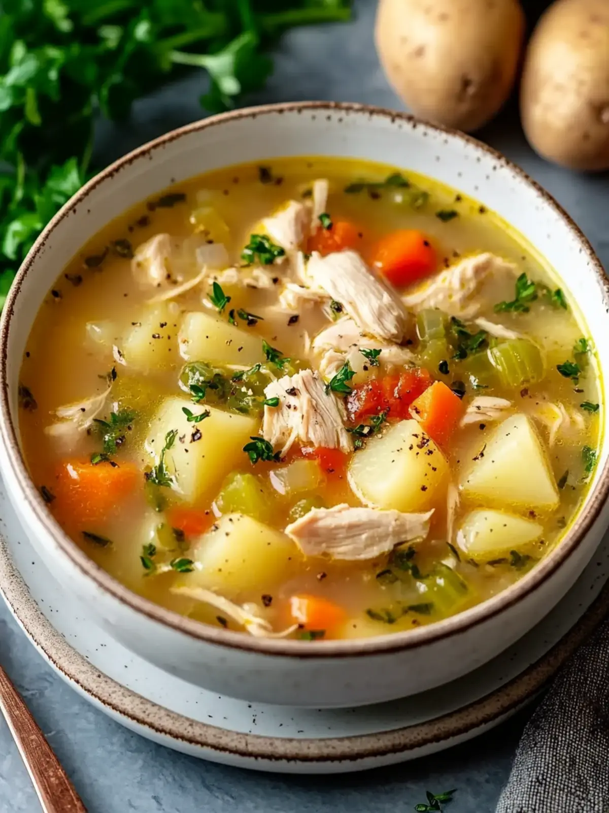 Comforting Chicken Soup with Potatoes for Cozy Nights 3 Chicken Soup with Potatoes