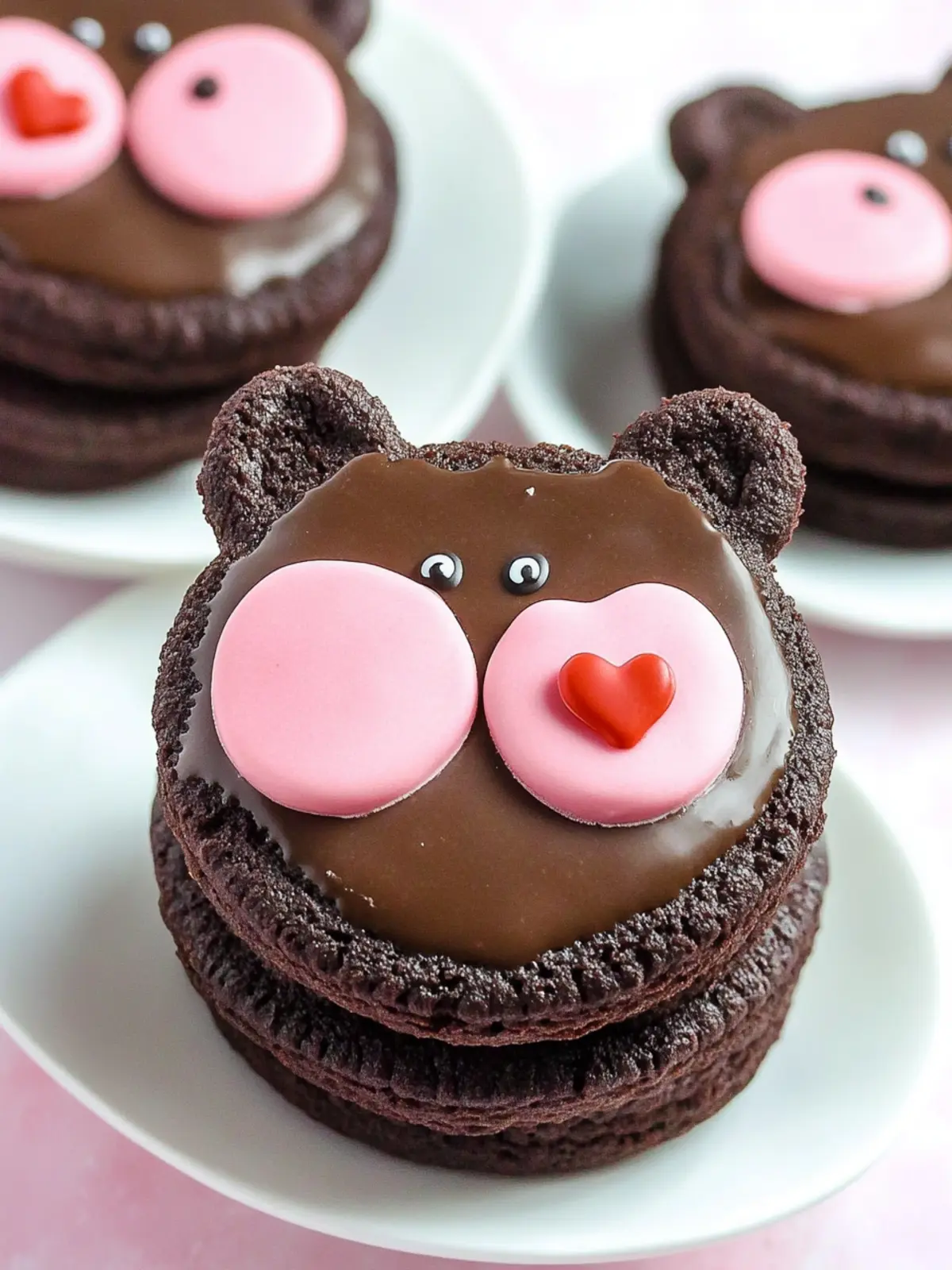 Sweet Valentine Teddy Bear Oreos for a Fun Family Treat 2 Valentine Teddy Bear Oreos