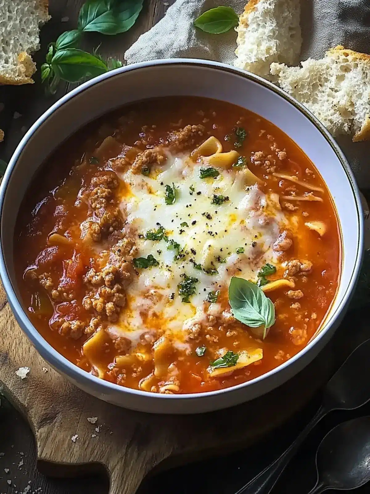 Hearty Lasagna Soup: A Cozy Twist on Italian Comfort Food 4 Lasagna Soup