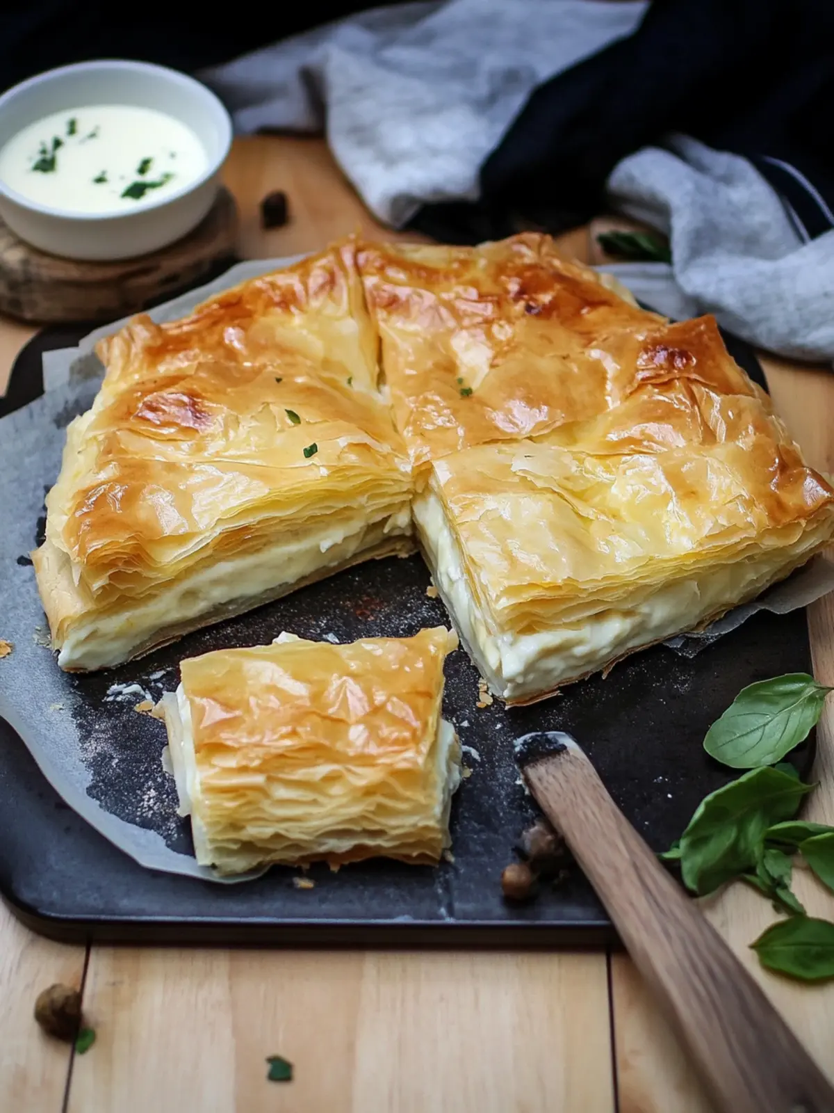 Irresistible Cheese Borek with Filo Pastry: A Crispy Delight 2 Irresistible Cheese Borek with Filo Pastry