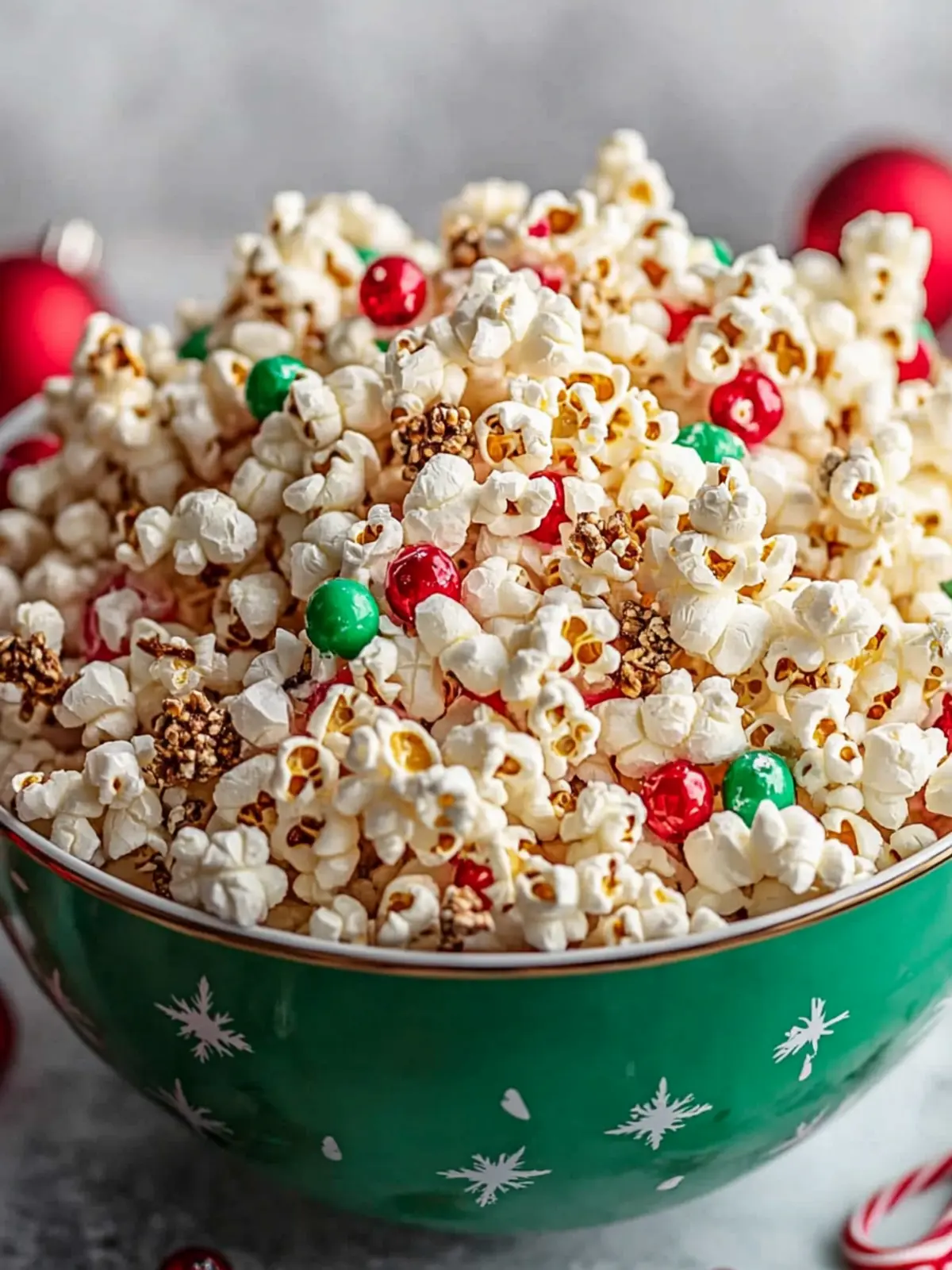 Christmas Popcorn Crunch Bowl: Sweet & Salty Holiday Bliss 2 Christmas Popcorn Crunch Bowl