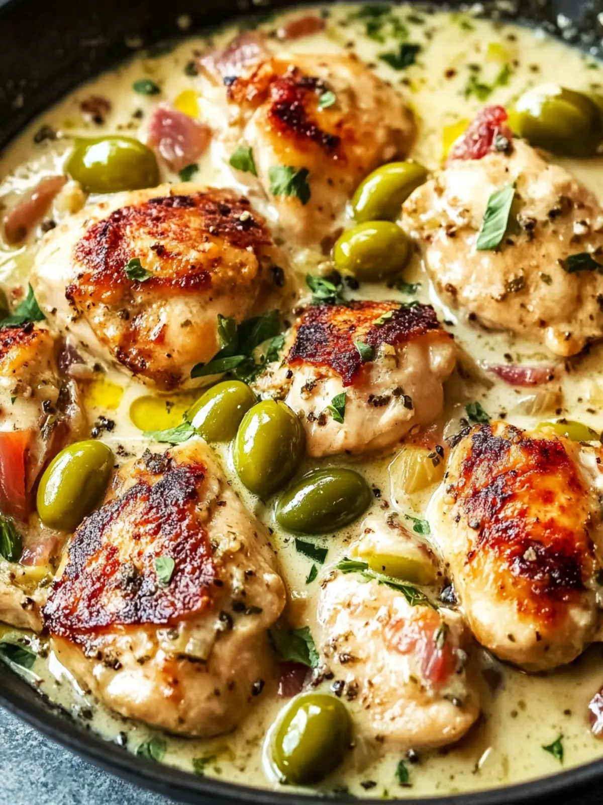 Creamy Pepperoncini Chicken Skillet: A Flavor-Packed Winner 2 Creamy Pepperoncini Chicken Skillet