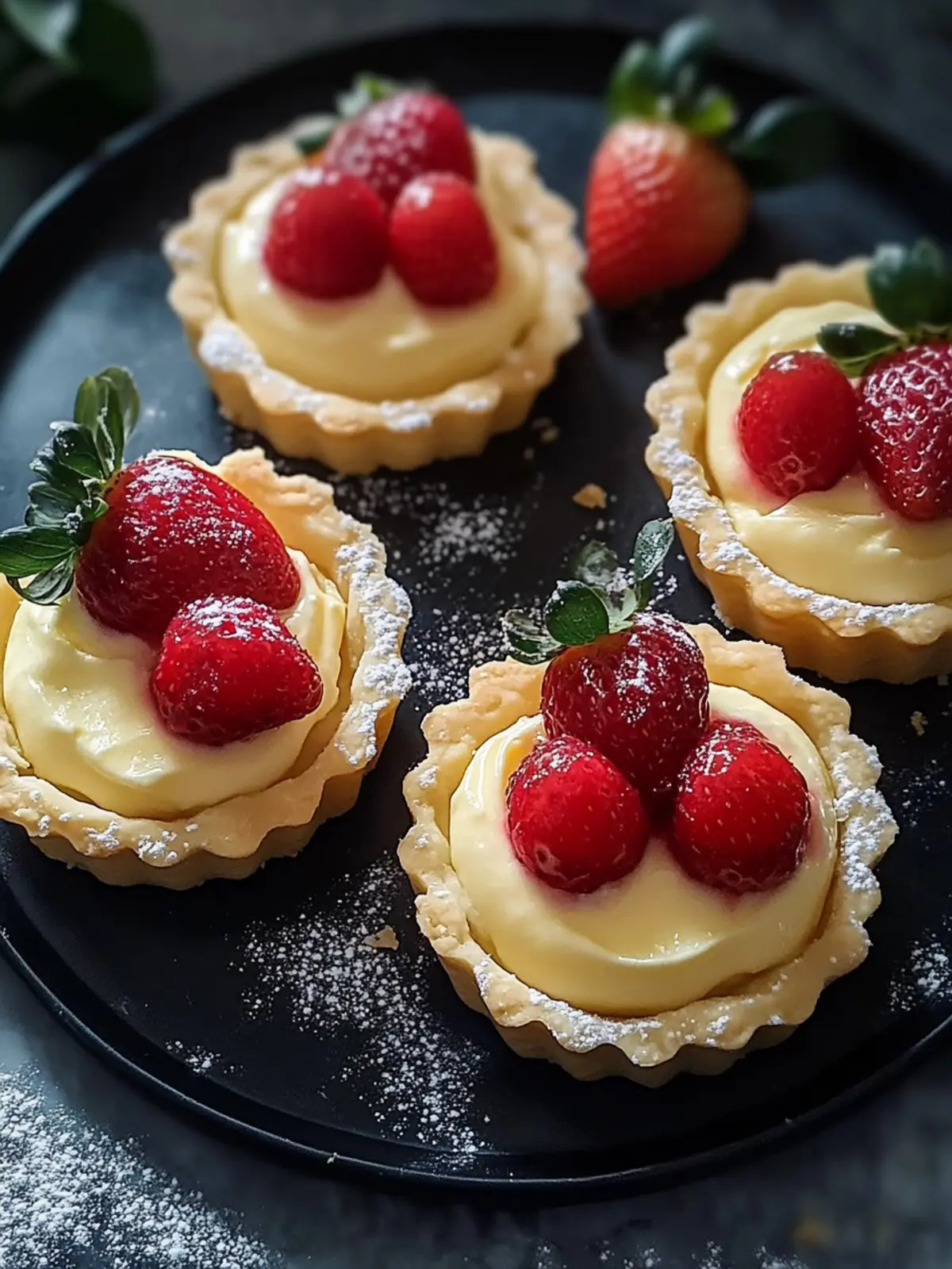 Strawberry Mascarpone Tartlets with Lemon Curd for Instant Joy 3 Strawberry Mascarpone Tartlets with Lemon Curd