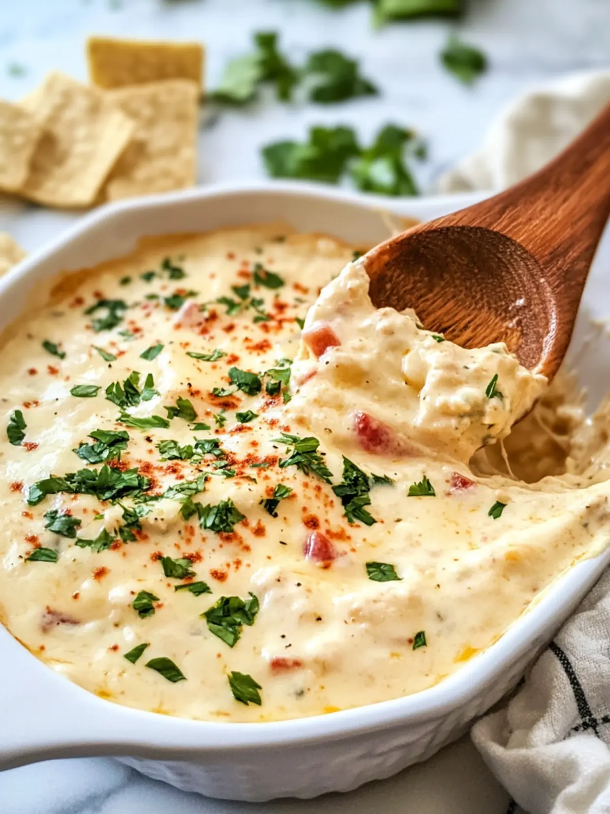 4-Ingredient Oven-Baked Queso Dip: Creamy, Cheesy Bliss! 3 4-Ingredient Oven-Baked Queso Dip