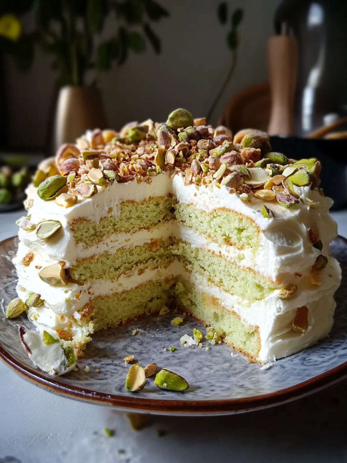 Pistachio Dacquoise Cake: A Dreamy Dessert to Impress Everyone 2 Pistachio Dacquoise Cake