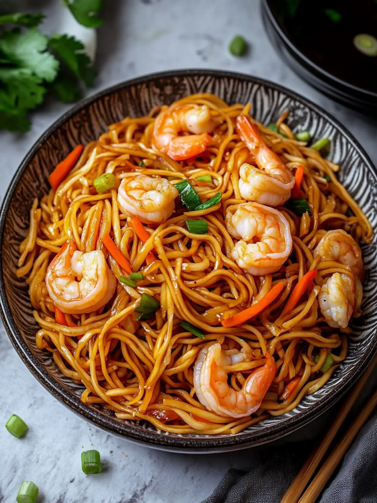 Savory Shrimp Chow Mein Pan-Fried Noodles Your Family Will Love 4 Shrimp Chow Mein Pan Fried Noodles