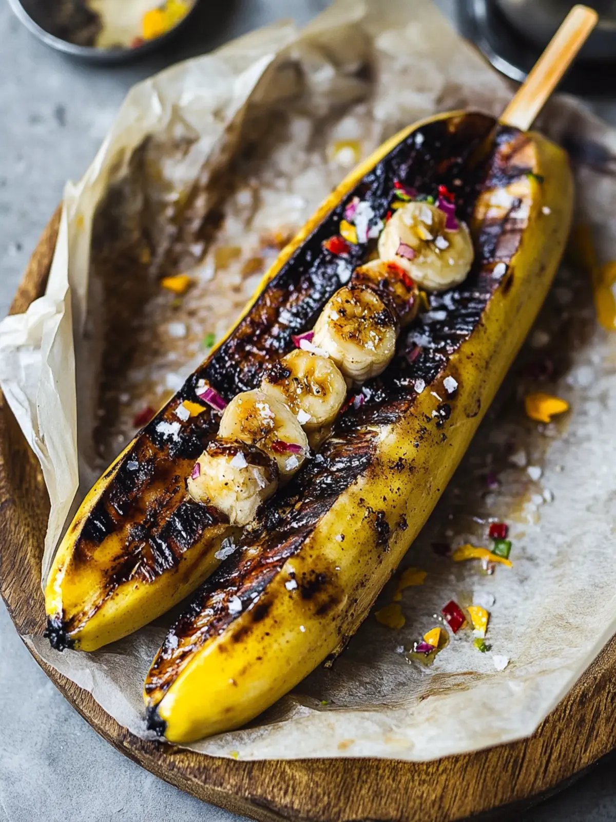 Gluten-Free No-Bake Cheesecake Stuffed Strawberries Delight 3 Grilled Bananas