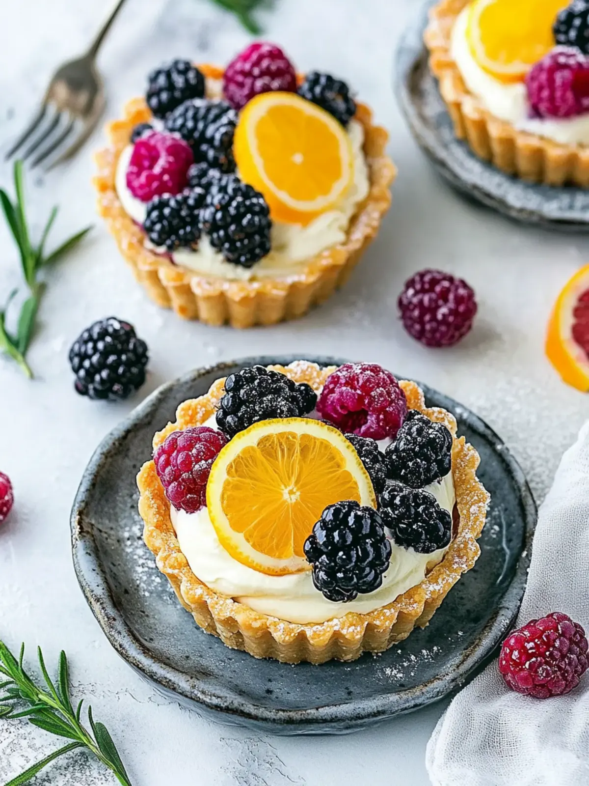 Citrus Berry Cream Cheese Tartlet: A Slice of Summer Bliss 4 Citrus Berry Cream Cheese Tartlet