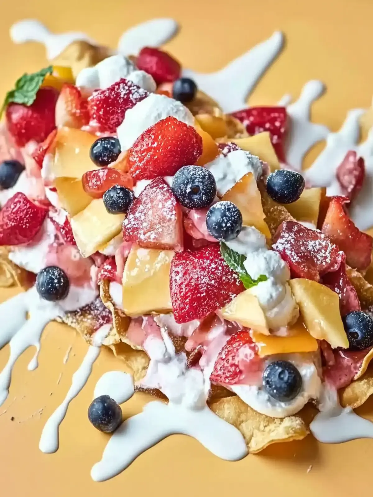 Delicious Homemade Dessert Nachos for Sweet Celebration Fun 4 Homemade Dessert Nachos