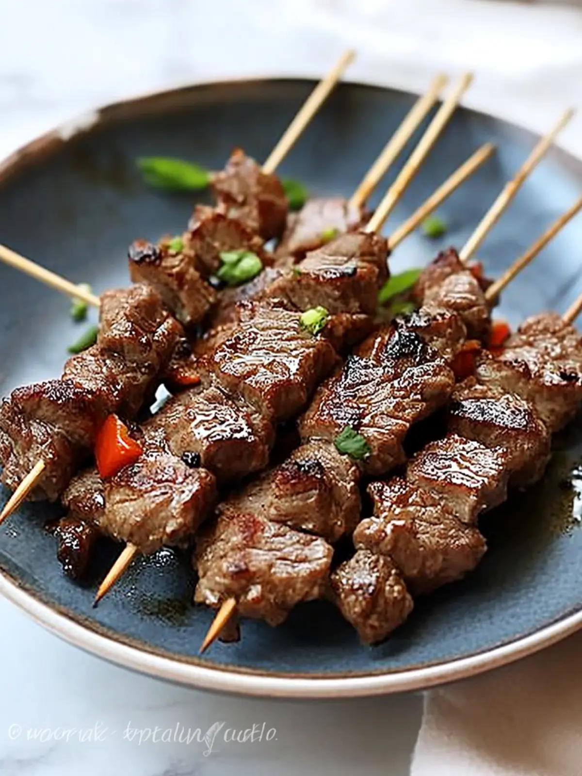 Savor Asian Flank Steak Skewers with a Flavorful Twist 3 Asian Flank Steak Skewers