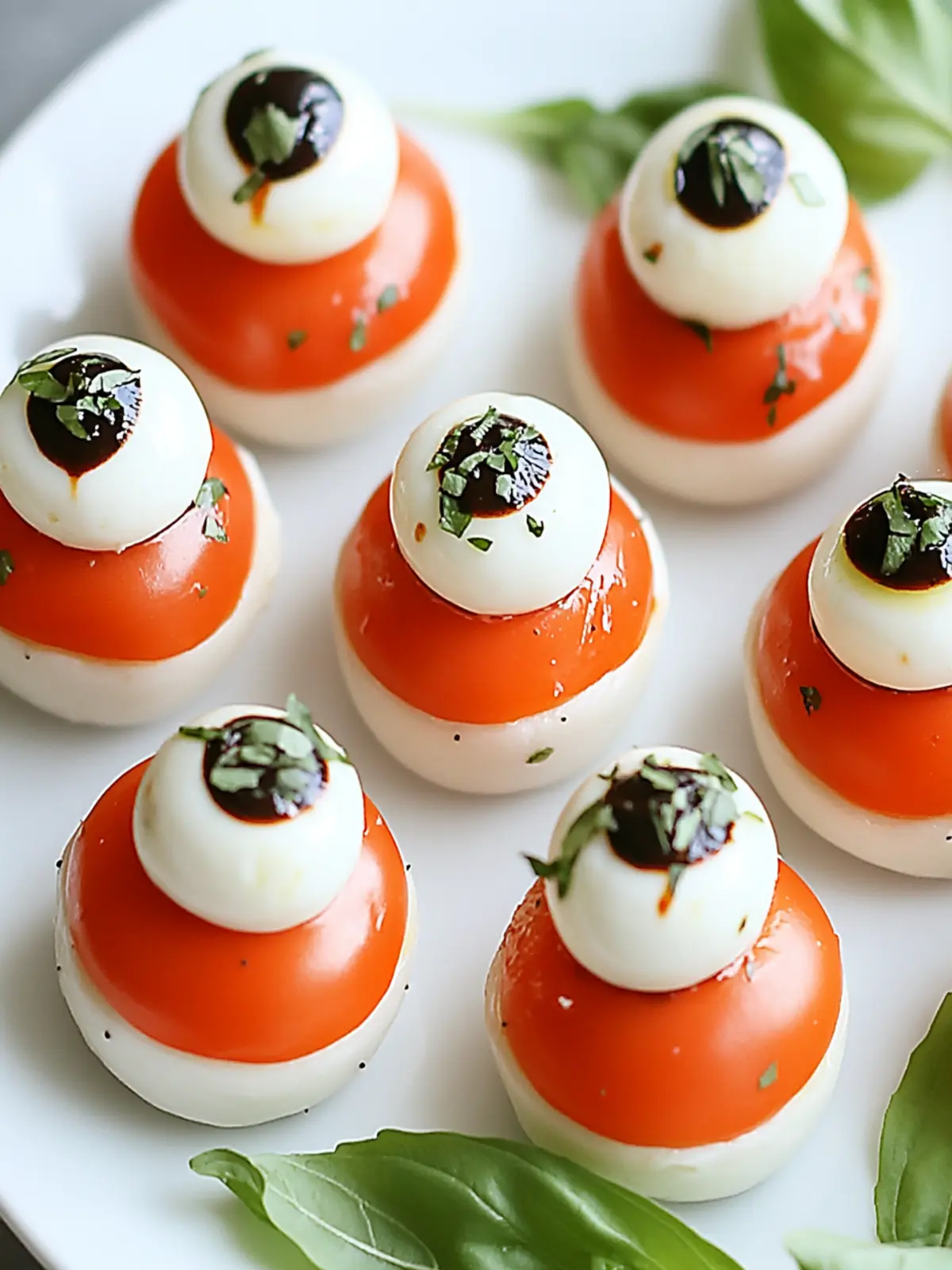 Creepy Eyeball Caprese Bites for Spooky Halloween Fun 2 Eyeball Caprese Bites