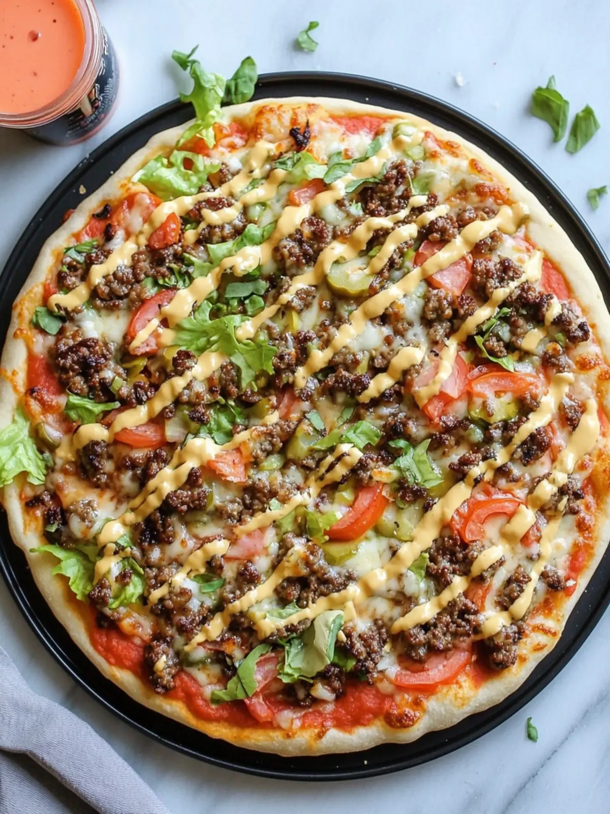 Viral Flatbread Big Mac Cheeseburger Pizza You Can t Resist 2 Viral Flatbread Big Mac Cheeseburger Pizza
