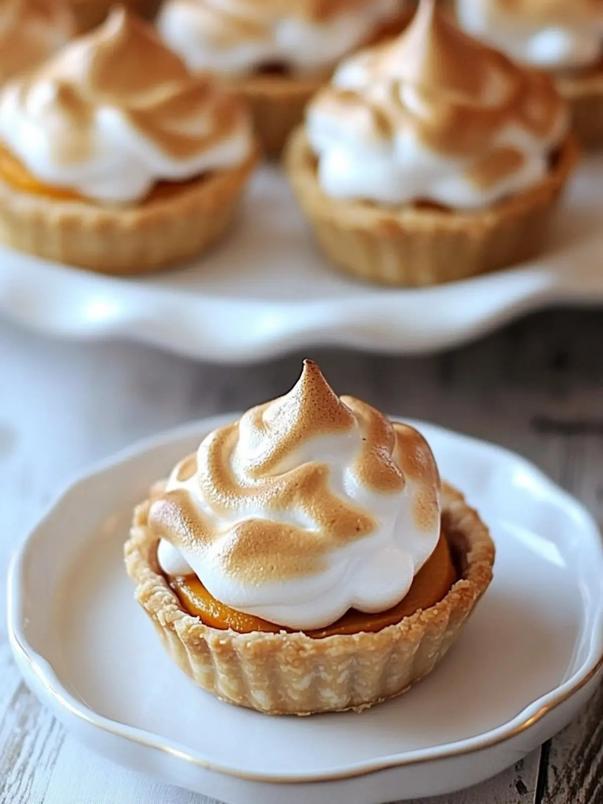 Irresistibly Light Mini Sweet Potato Meringue Pie Delight 2 Mini Sweet Potato Meringue Pie