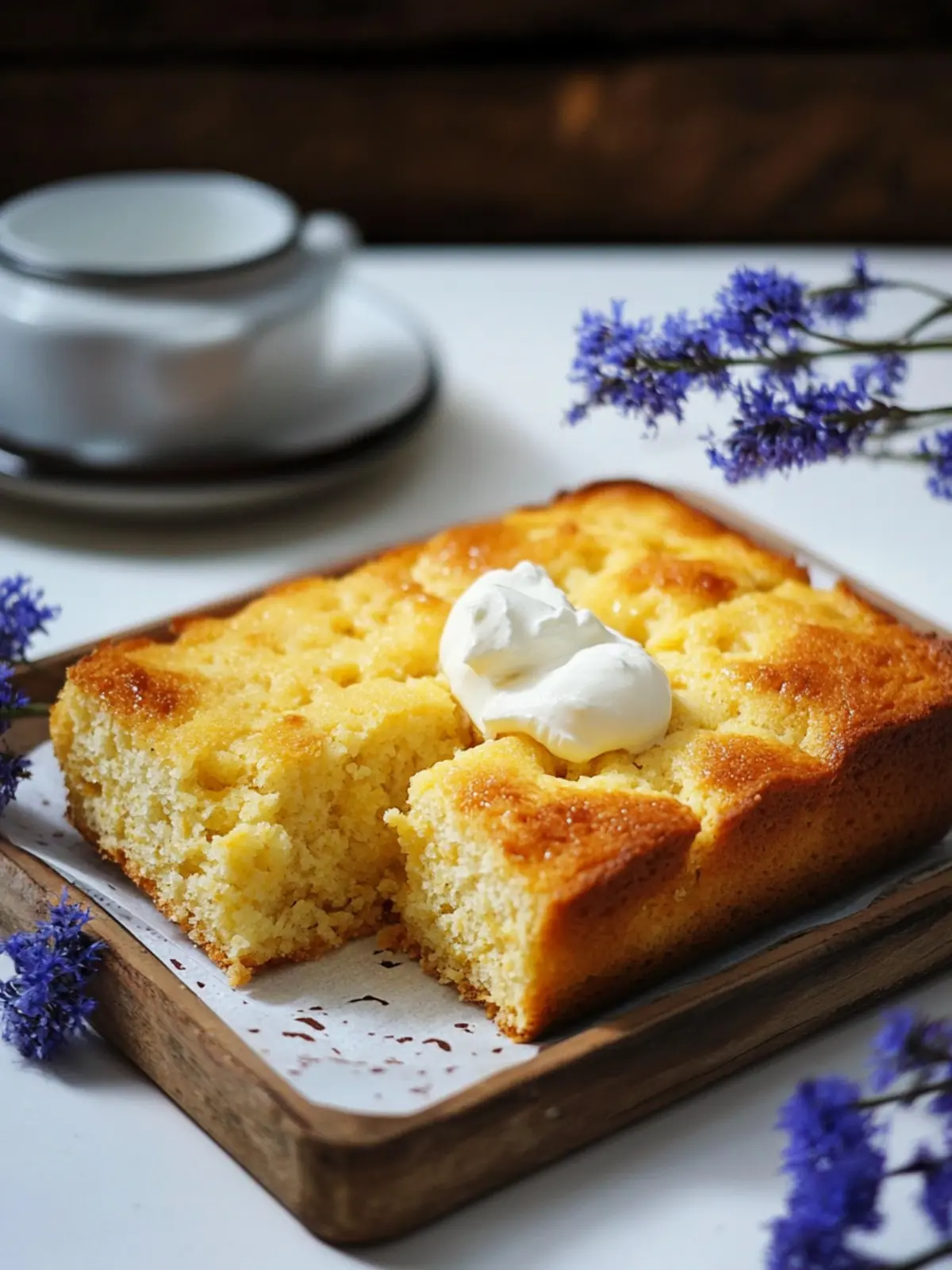 Moist Cornbread with Cottage Cheese and Sour Cream Magic 2 Moist Cornbread with Cottage Cheese and Sour Cream Recipe