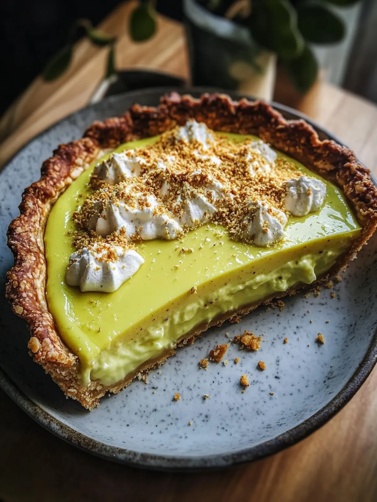 Indulge in Creamy Pistachio Custard Pie Delight Today 3 Pistachio Custard Pie