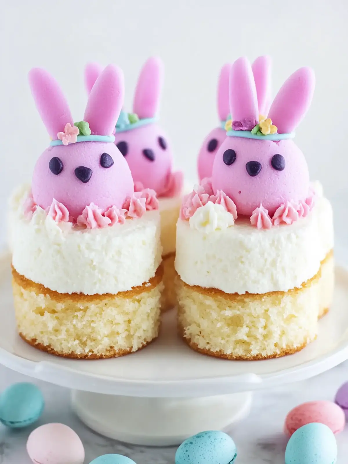 Easter Bunny Mini Cakes That Will Steal the Spotlight! 2 Easter Bunny Mini Cakes