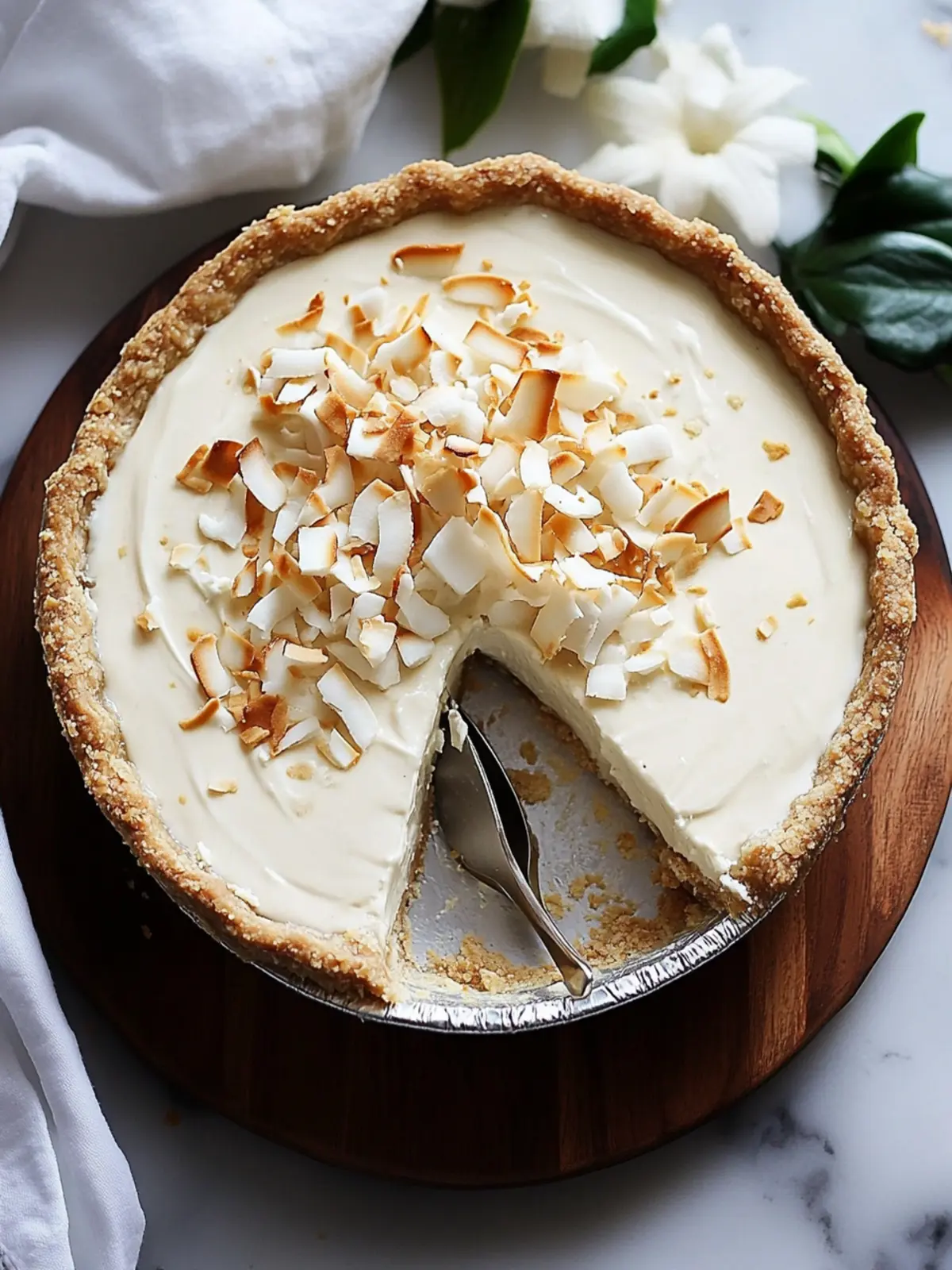 Delicious Coconut Cream Silken Tofu Pie That's Guilt-Free 3 Coconut Cream Silken Tofu Pie