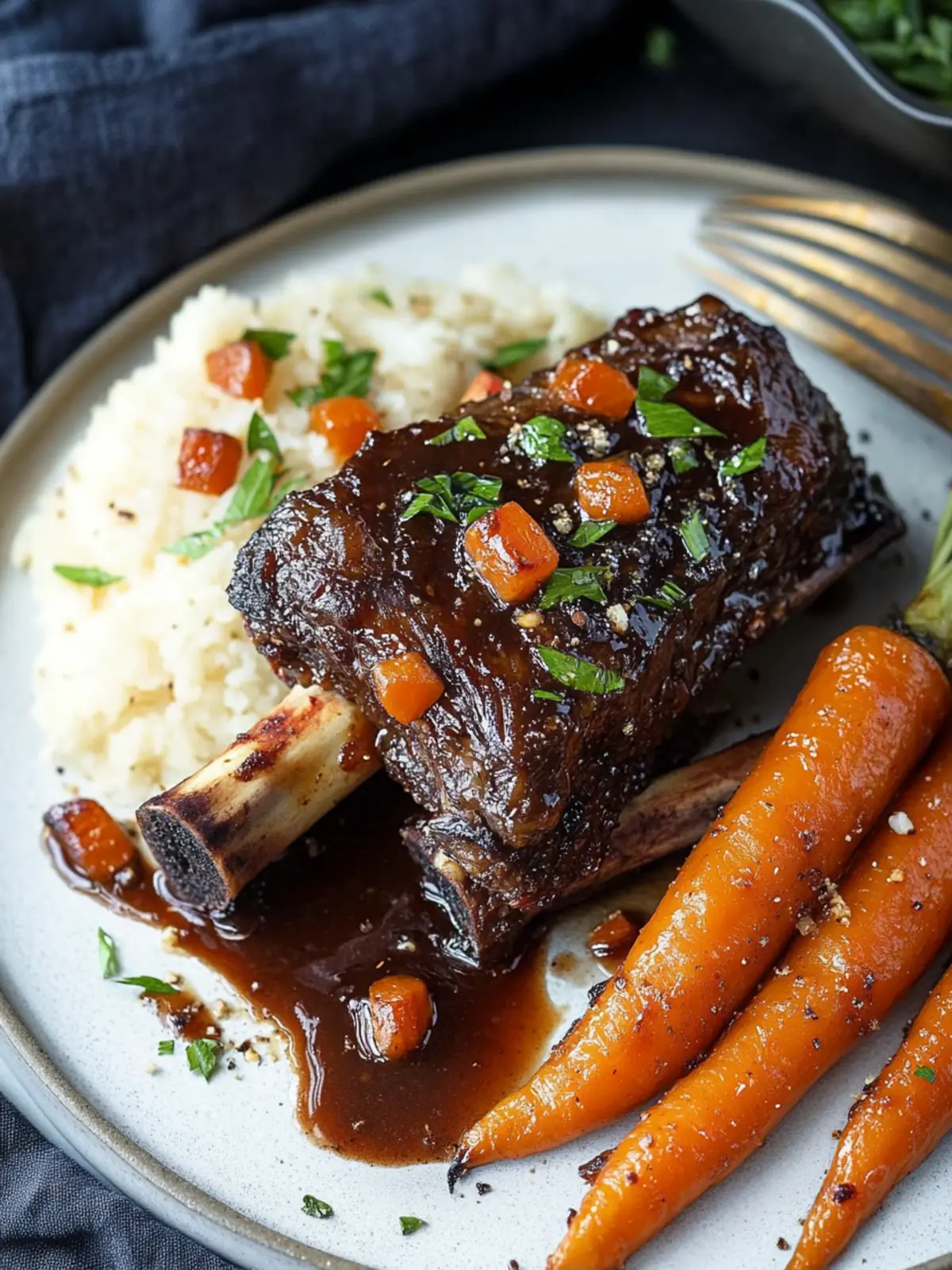 Savory Beef Short Ribs & Maple Roasted Carrots for Cozy Nights 2 Beef Short Ribs & Maple Roasted Carrots