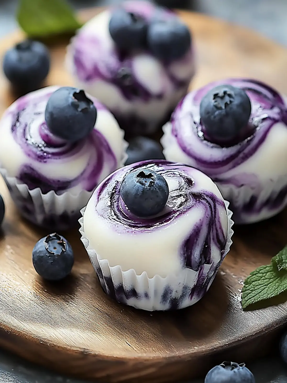 Blueberry Swirl Yogurt Bites: Delightfully Easy, Guilt-Free Treats 3 Blueberry Swirl Yogurt Bites