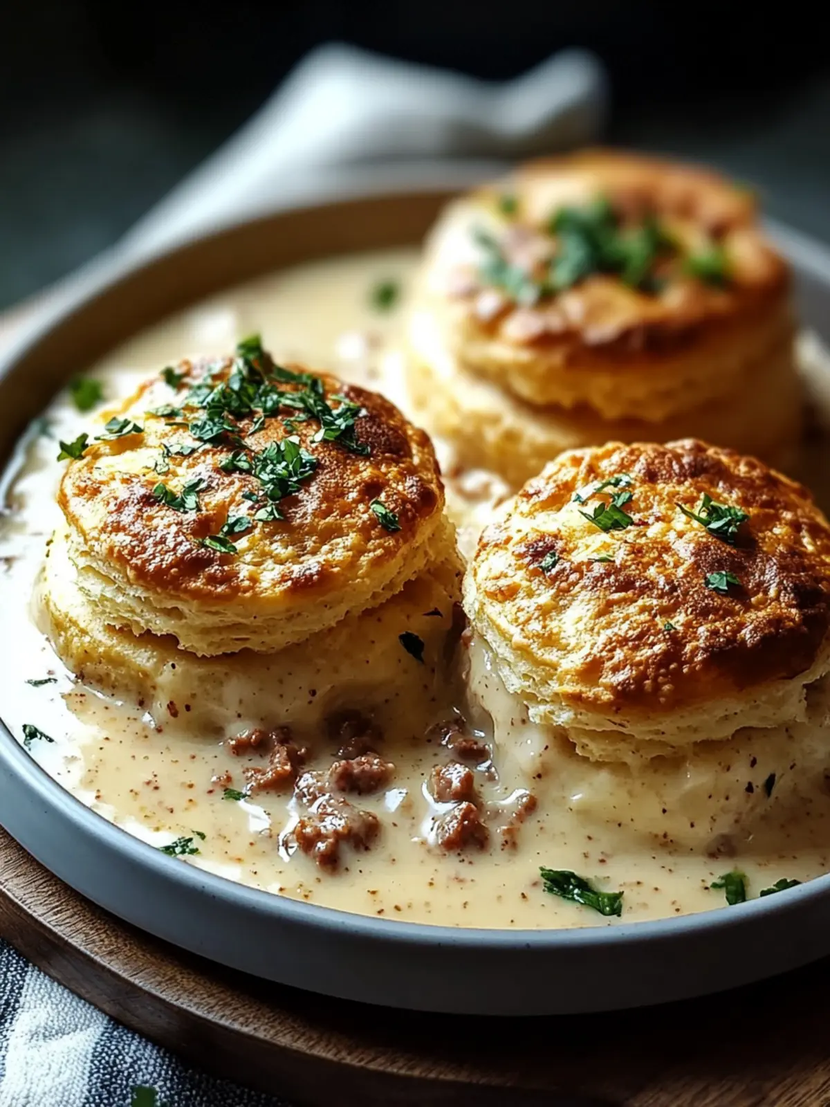 Irresistible Biscuits and Chorizo Gravy for Comforting Mornings 3 Biscuits and Chorizo Gravy