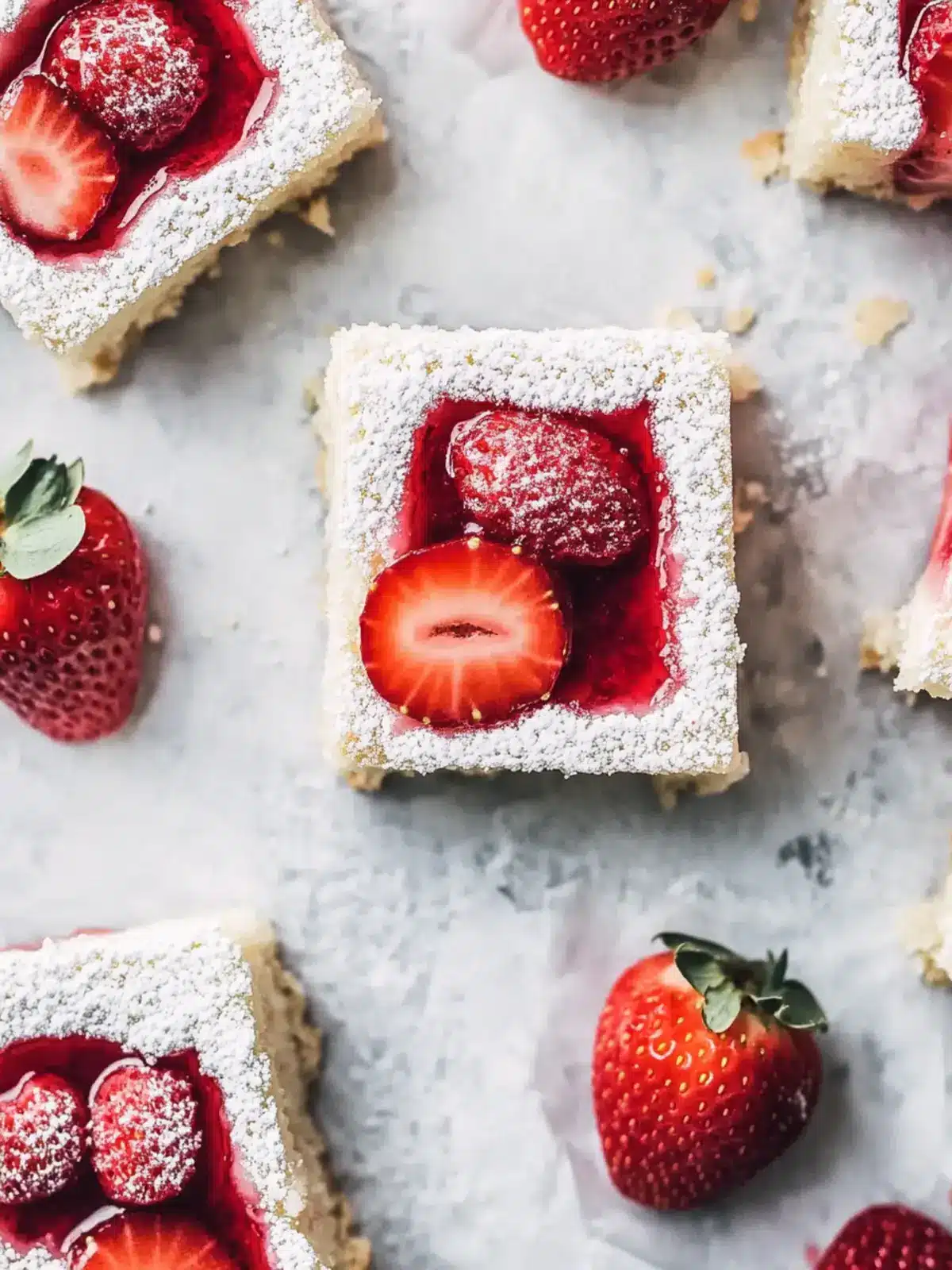 Gluten-Free Strawberry Squares Your Family Will Adore 3 Strawberry Squares