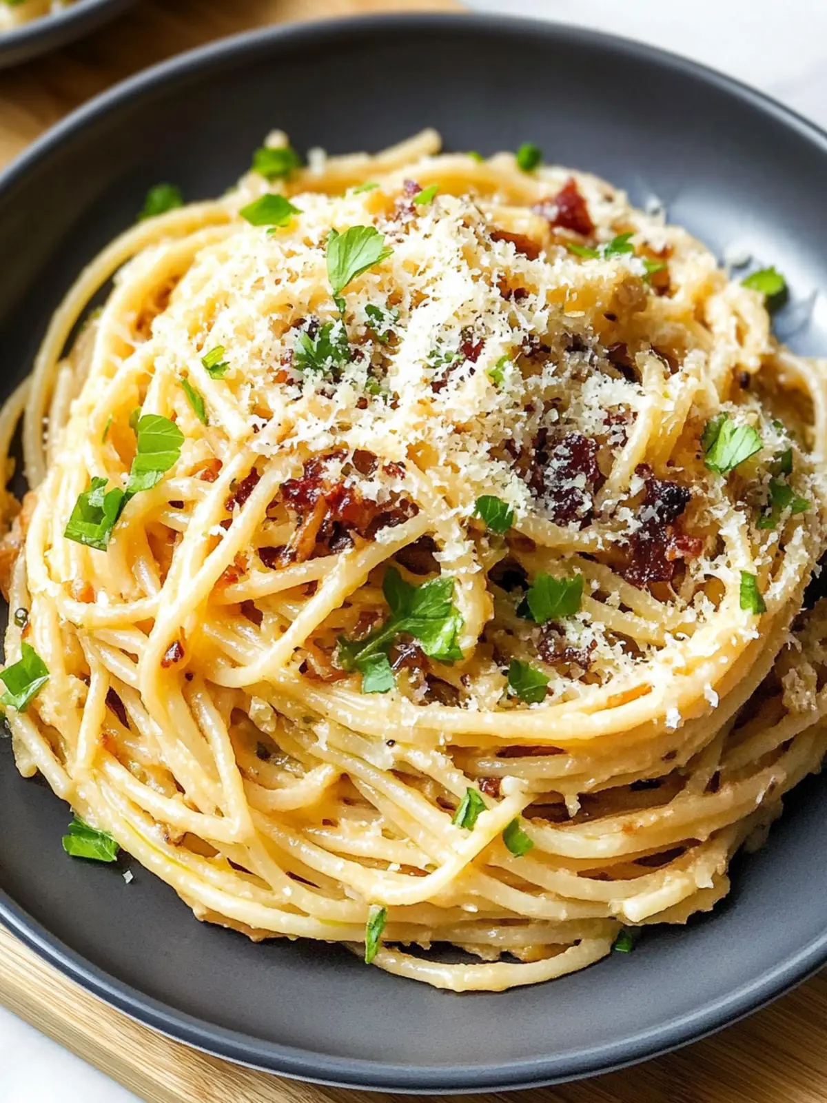 Savory Caramelized Onion and Garlic Spaghetti Delight 2 Caramelized Onion and Garlic Spaghetti