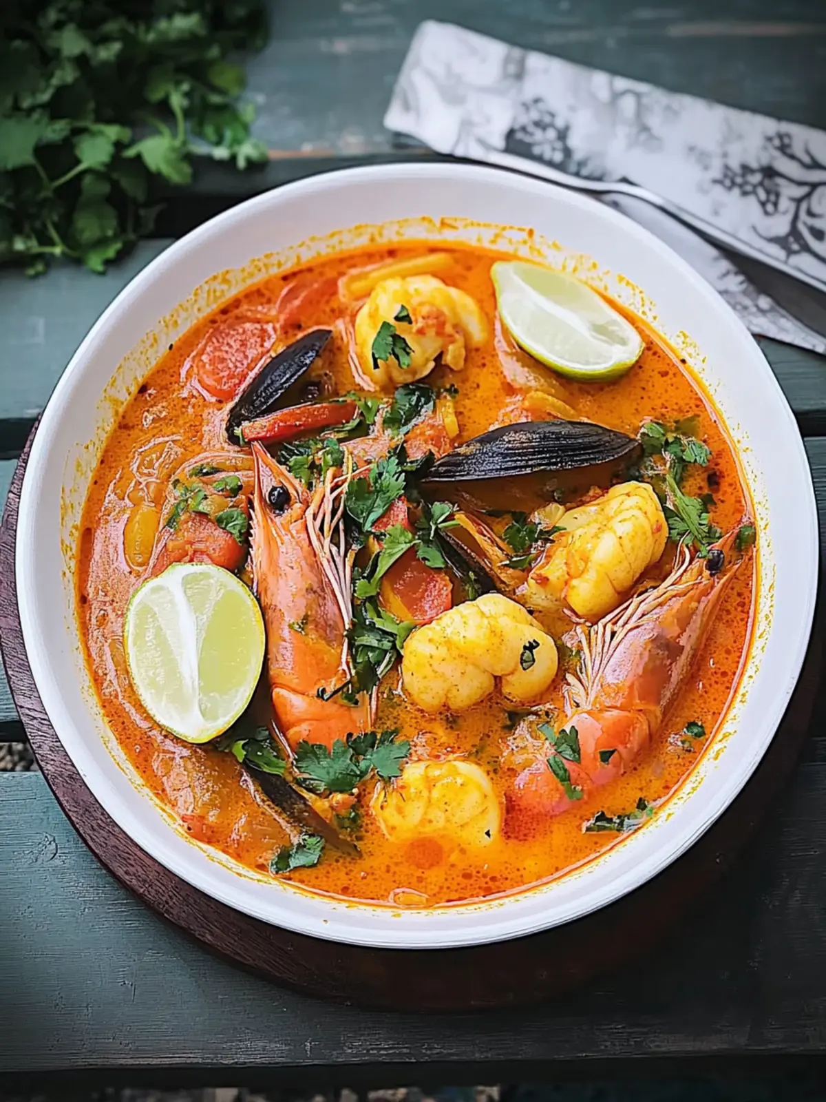 Burmese Seafood Curry: A Tomato Delight from Myanmar 3 Burmese Seafood Curry a tomato curry from Myanmar