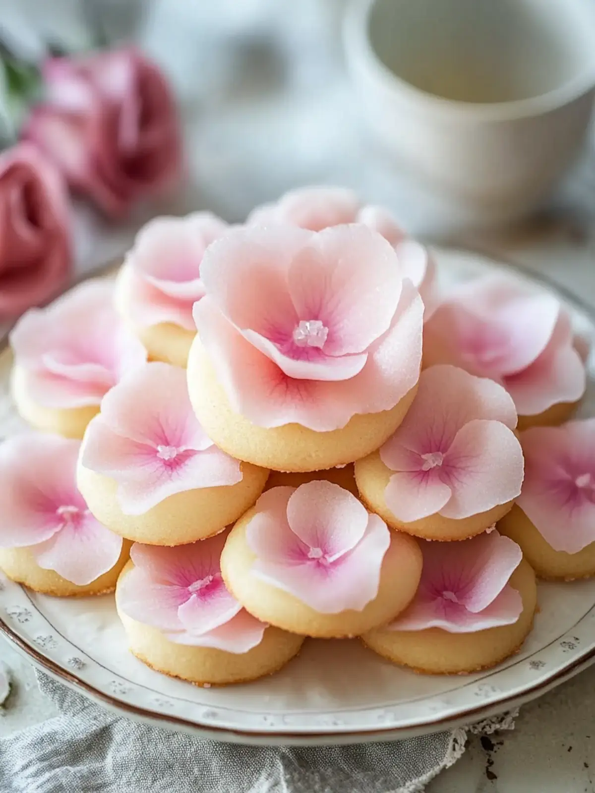 Delightful Rose Petal Sugar Cookies for an Elegant Twist 2 Delightful Rose Petal Sugar Cookies for a Sweet Twist