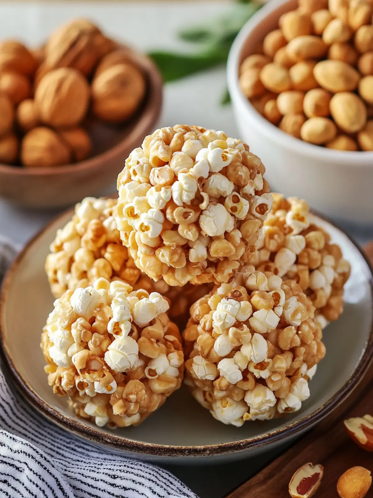 Delicious Popcorn Balls with Peanuts: Your New Favorite Snack 3 Popcorn Balls with Peanuts