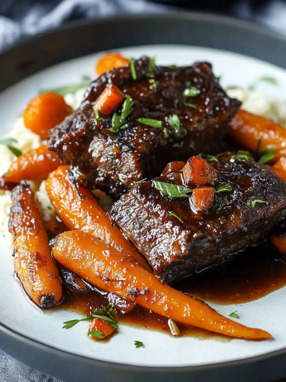 Savory Beef Short Ribs & Maple Roasted Carrots for Cozy Nights 4 Beef Short Ribs & Maple Roasted Carrots