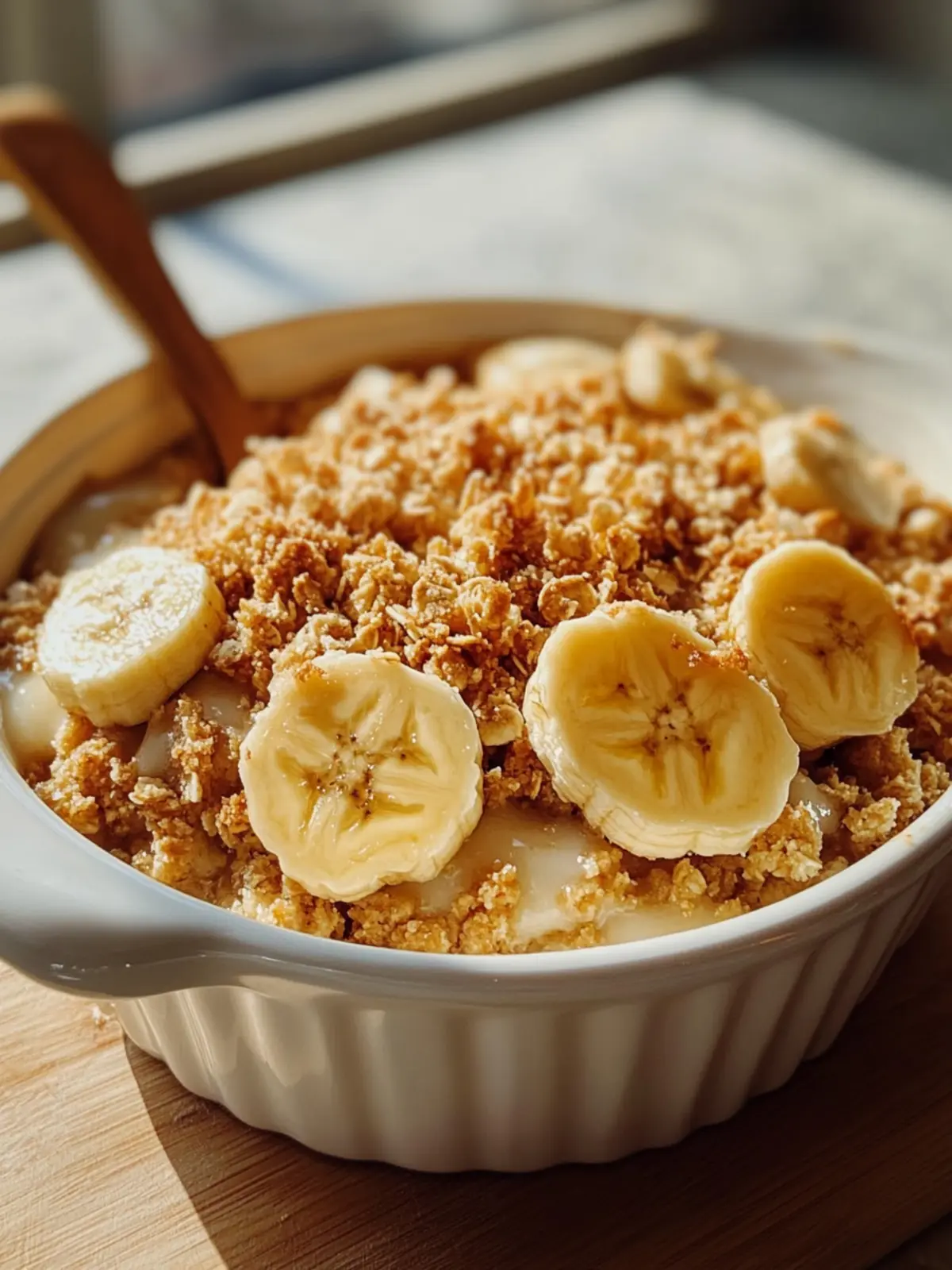 Irresistible Bananas Foster Crisp with Oat Topping Delight 2 Bananas Foster Crisp