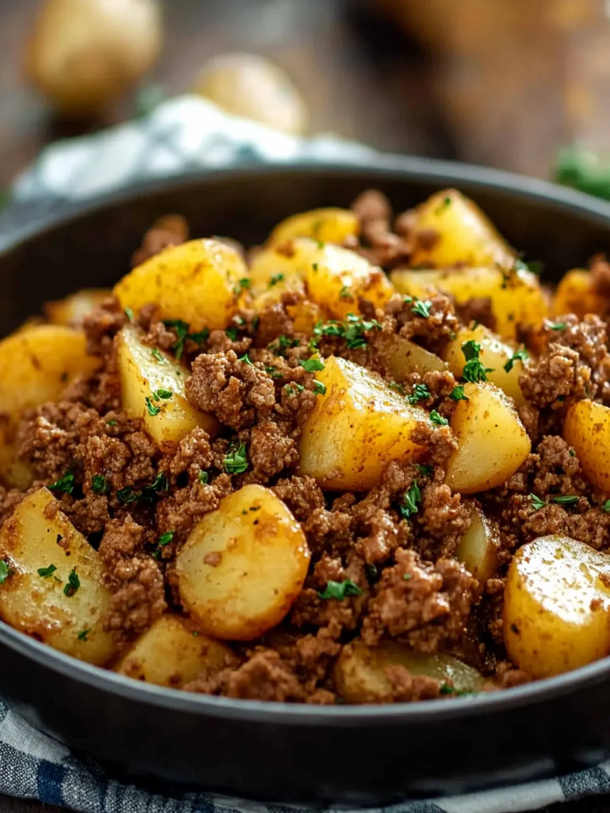 Ground Beef with Potatoes Recipe: A Simple One-Pan Wonder 4 Ground Beef with Potatoes Recipe