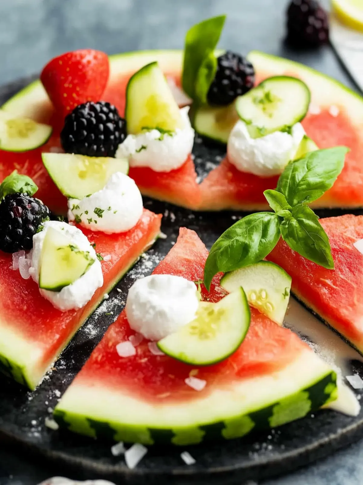 Delicious Watermelon Pizza: A Guilt-Free Summer Delight 2 Watermelon Pizza
