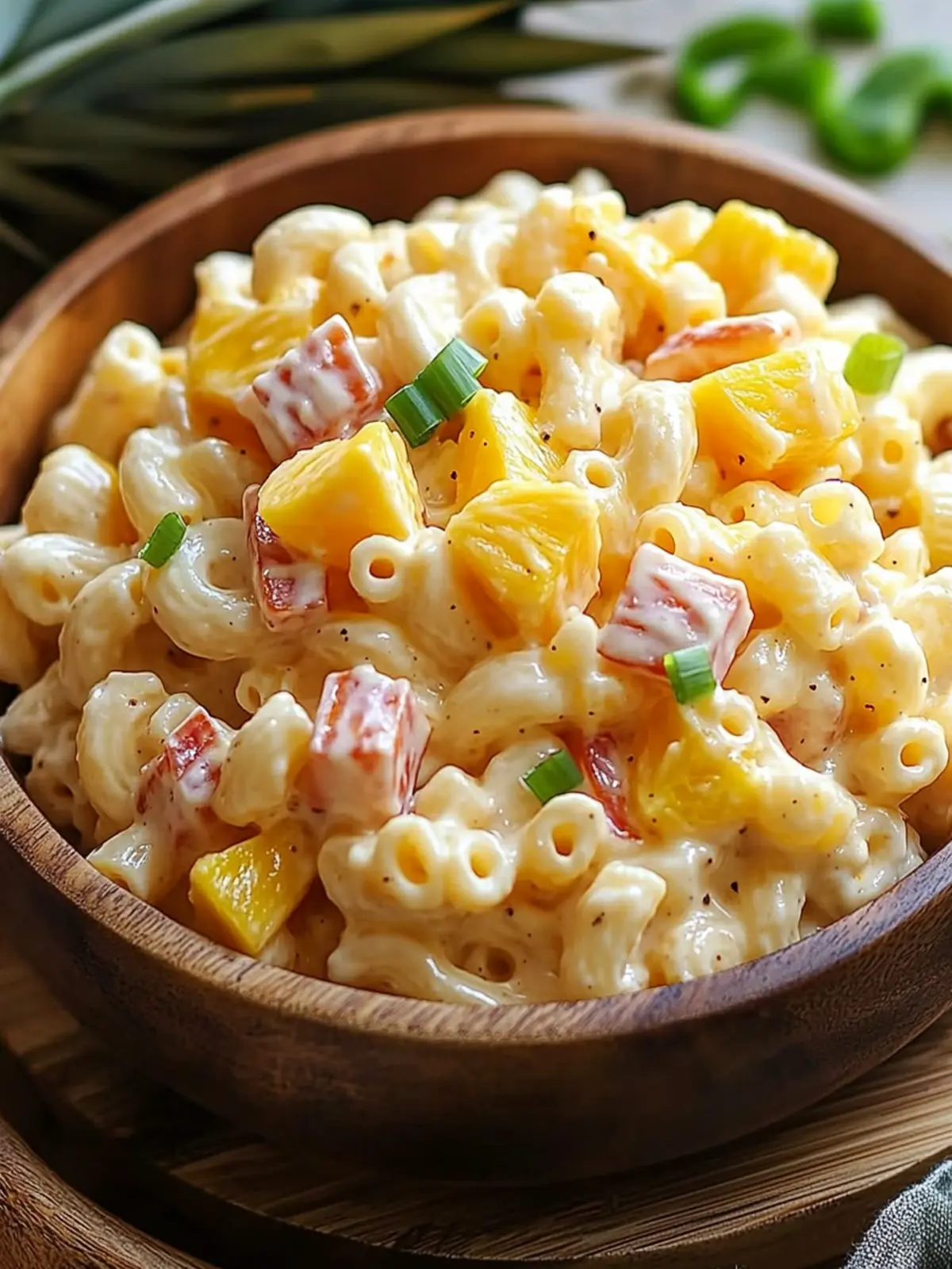 Tropical Hawaiian Macaroni Salad Pineapple Delight for Summer 4 Hawaiian Macaroni Salad Pineapple